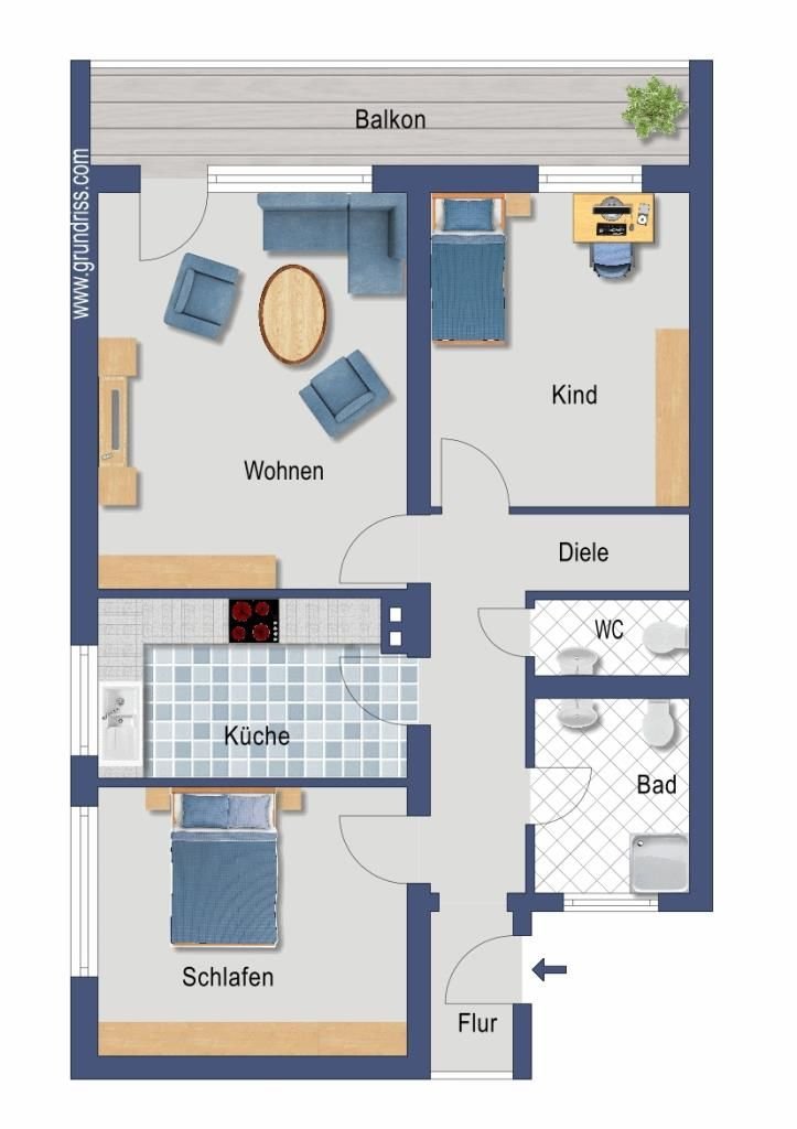 Wohnung zum Kauf provisionsfrei 230.000 € 3 Zimmer 83 m²<br/>Wohnfläche 7.<br/>Geschoss Montanusstraße 4 Mülheim Köln 51065