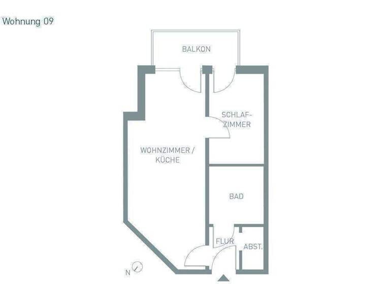 Wohnung zum Kauf provisionsfrei als Kapitalanlage geeignet 130.000 € 2 Zimmer 44 m² Salztorscontrescarpe 9 Stade 21680