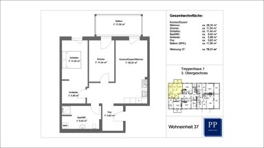 Wohnung zur Miete 1.100 € 3 Zimmer 79 m² frei ab 01.11.2024 Stadtmitte Aschaffenburg 63743