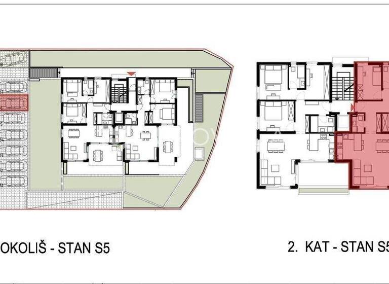 Wohnung zum Kauf 464.610 € 3 Zimmer 111 m² 2. Geschoss Kastel Stari Kastela