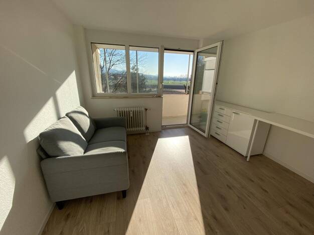 Studio zur Miete 520 € 1 Zimmer 26 m² 3. Geschoss frei ab 01.08.2026 Schwabenstraße 6 Holzhausen Denzlingen 79232