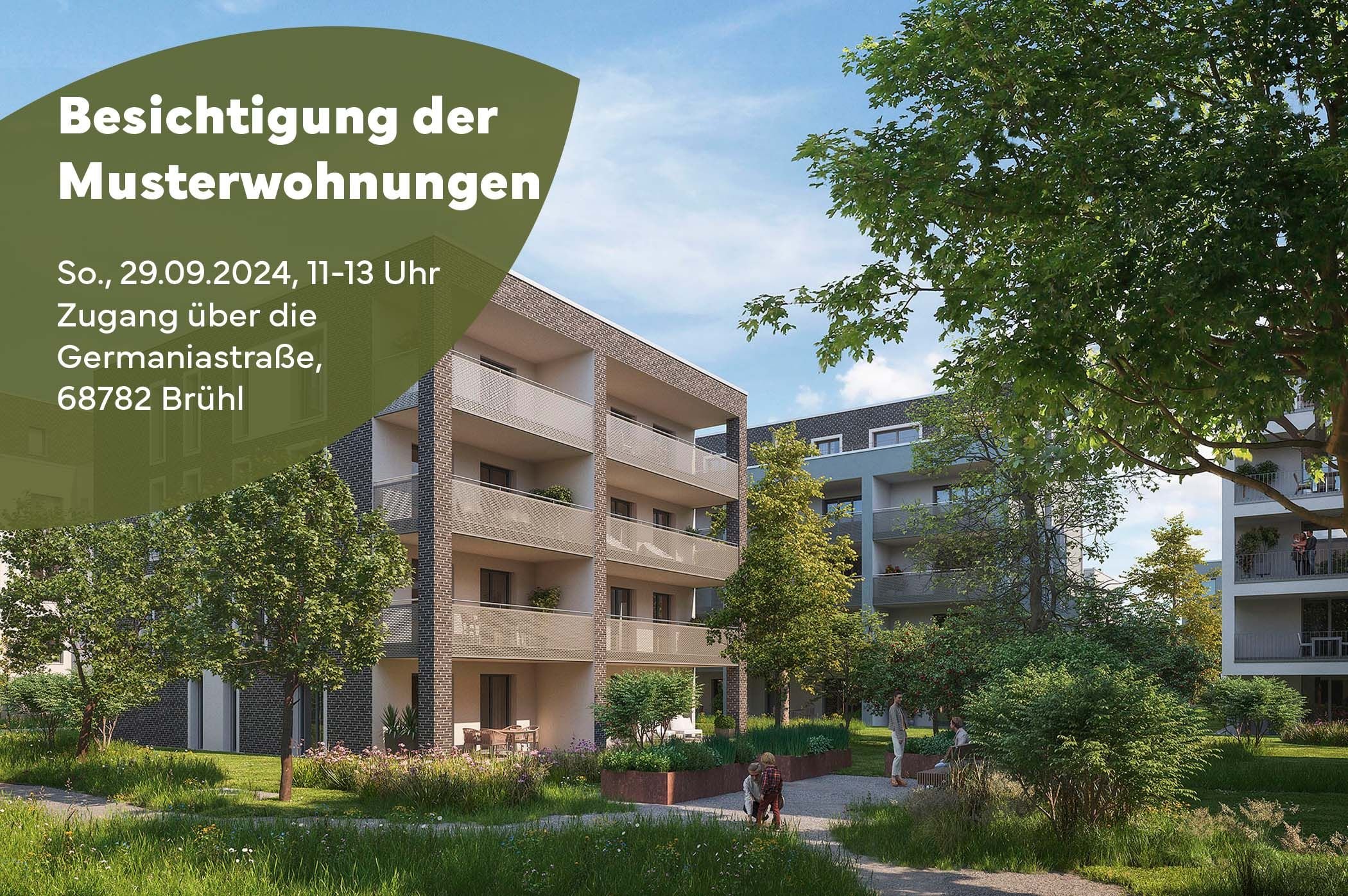 Terrassenwohnung zum Kauf provisionsfrei 397.800 € 3 Zimmer 78,4 m²<br/>Wohnfläche EG<br/>Geschoss Am Schrankenbuckel 16 Brühl 68782