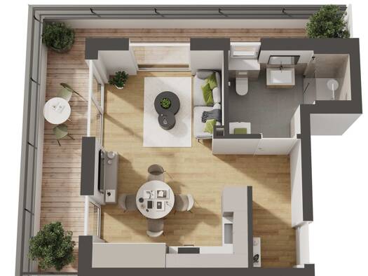 Wohnung zum Kauf - Neubau provisionsfrei 306.500 € 1 Zimmer 30,2 m² Geschoss 2/3 Pradl Innsbruck 6020