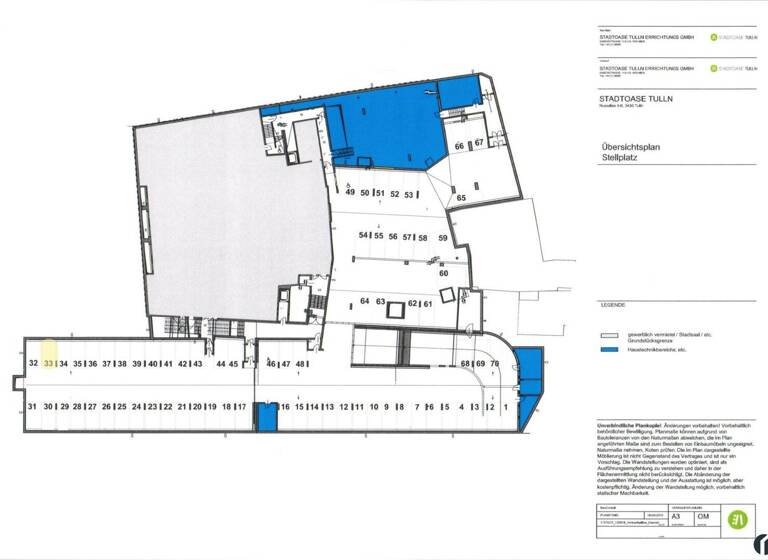 Außenstellplatz zur Miete 66,33 € Tulln an der Donau 3430