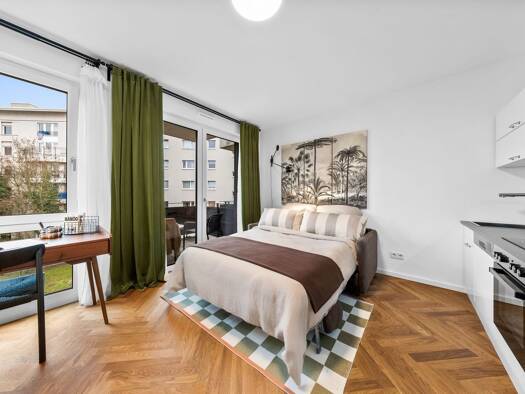 Wohnung zur Miete 1.190 € 1 Zimmer 29 m² Geschoss 2/5 frei ab sofort Pankstraße Gesundbrunnen Berlin 13357