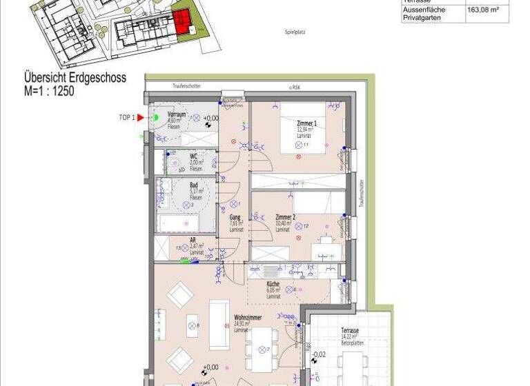 Wohnung zum Kauf - Erstbezug 340.141 € 3 Zimmer 76,2 m² EG frei ab 01.09.2026 Elisabeth Bollenberger-Gasse Wiener Neustadt 2700