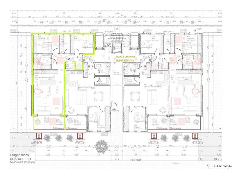 Wohnung zum Kauf 375.000 € 3 Zimmer 102,8 m² EG Kleinblittersdorf 66271