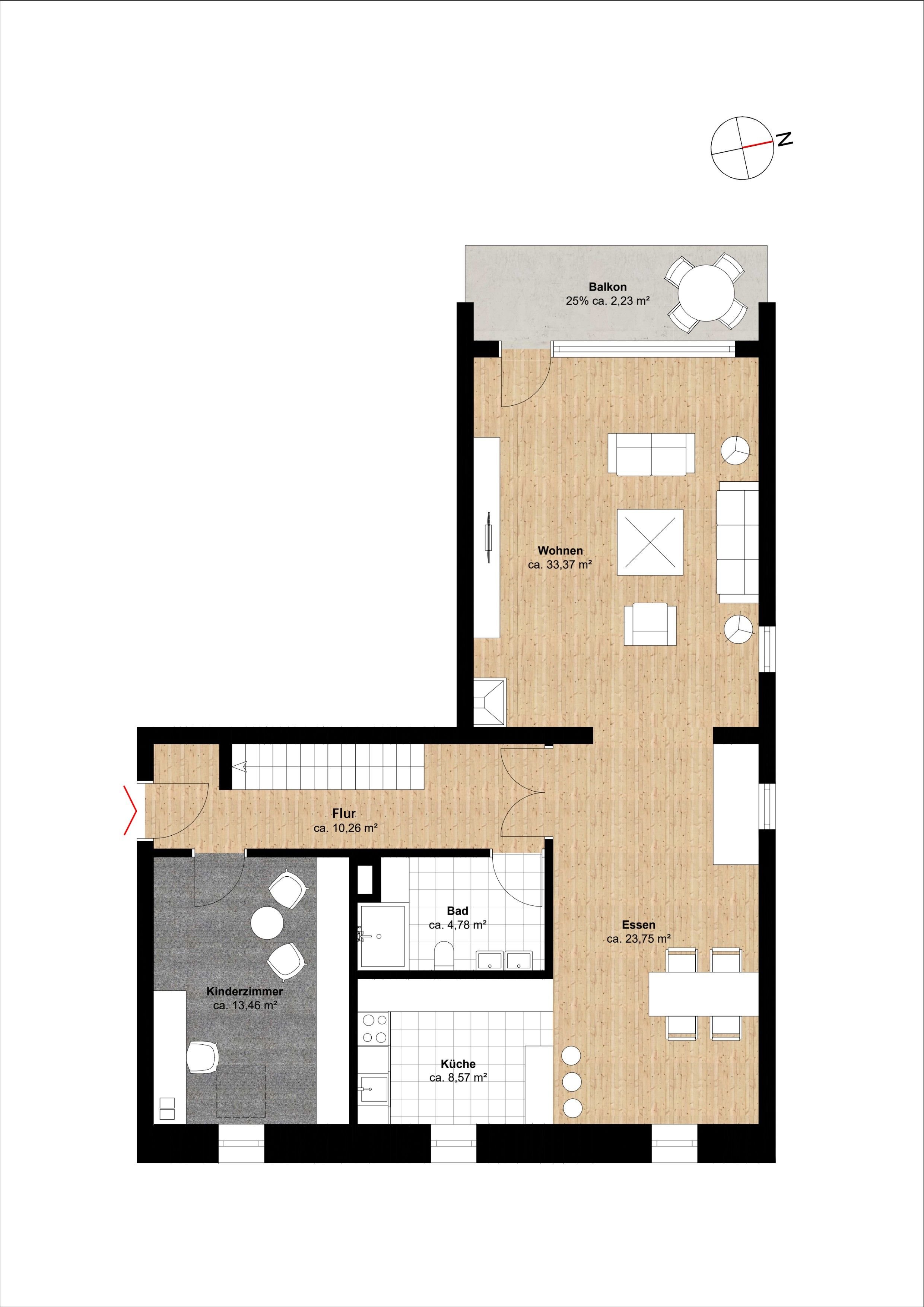 Wohnung zum Kauf 725.000 € 6 Zimmer 177 m²<br/>Wohnfläche 1.<br/>Geschoss Wellingsbüttel Hamburg 22391