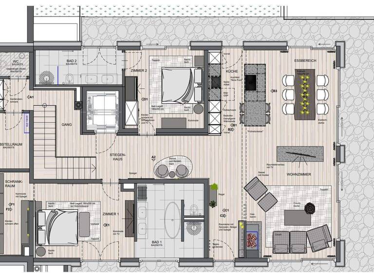 Maisonette zum Kauf - Erstbezug 3.980.000 € 5 Zimmer 258 m² 1. Geschoss Reith bei Kitzbühel 6370