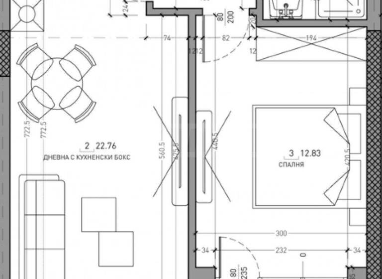 Studio zum Kauf 129.314 € 2 Zimmer 68,1 m² Sofia