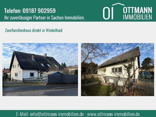 Einfamilienhaus zum Kauf 529.000 € 9 Zimmer 250 m² 501 m² Grundstück frei ab sofort Winkelhaid Winkelhaid b Nürnberg, Mittelfr 90610