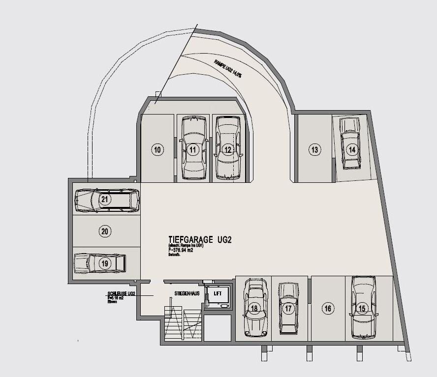 Tiefgaragenstellplatz zur Miete 75 € Lagergasse 35 35 Gries Graz 8020