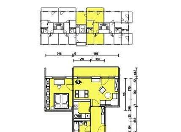 Wohnung zur Miete 529 € 4 Zimmer 72,9 m² 9. Geschoss frei ab 08.03.2026 Altenzeller Str. 3 Südvorstadt-West Dresden 01069