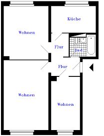 Wohnung zur Miete 415 € 3 Zimmer 55,7 m²<br/>Wohnfläche 3.<br/>Geschoss 01.03.2025<br/>Verfügbarkeit Geschwister-Scholl-Straße 43 Prenzlau Prenzlau 17291