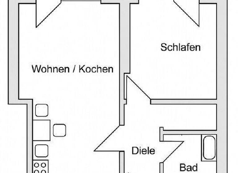 Wohnung zum Kauf 65.000 € 2 Zimmer 52 m² Tambach-Dietharz 99897