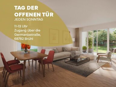 Wohnung zum Kauf provisionsfrei 316.300 € 2 Zimmer 62,8 m² EG Am Schrankenbuckel 16 Brühl 68782