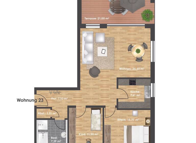 Wohnung zur Miete 1.030 € 3 Zimmer 94,1 m² An der Sulz 5a Beilngries 92339