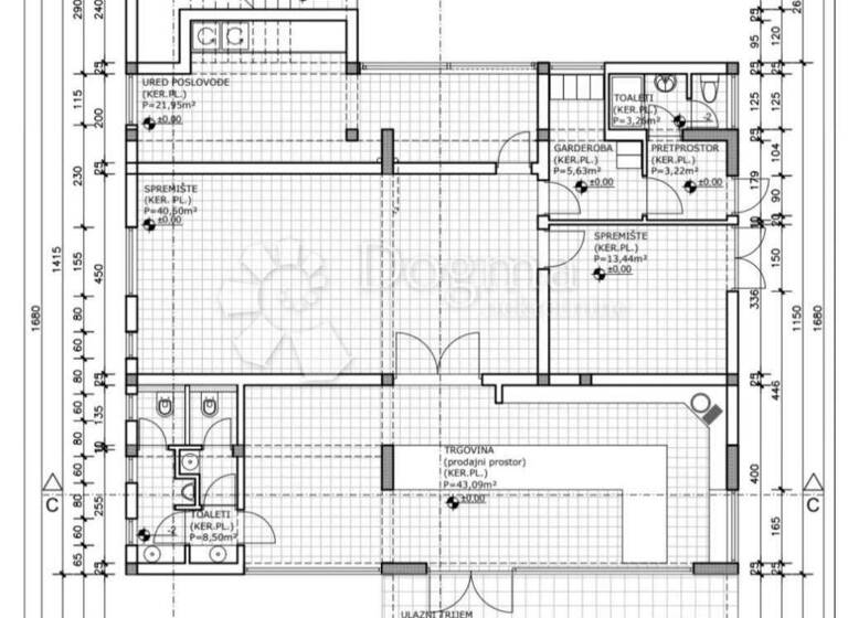 Ladenfläche zum Kauf 400.000 € 7 Zimmer Rab