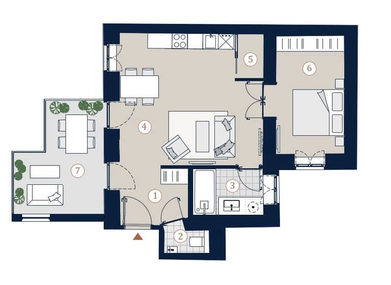 Wohnung zum Kauf 569.000 € 2 Zimmer 53,2 m² 3. Geschoss Tendlergasse 3 Wien 1090