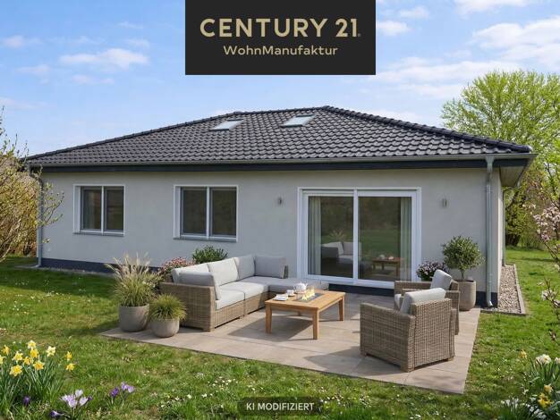 Bungalow zum Kauf - Erstbezug 449.000 € 5 Zimmer 118 m² 1.216 m² Grundstück frei ab sofort Grüntal Sydower Fließ 16230