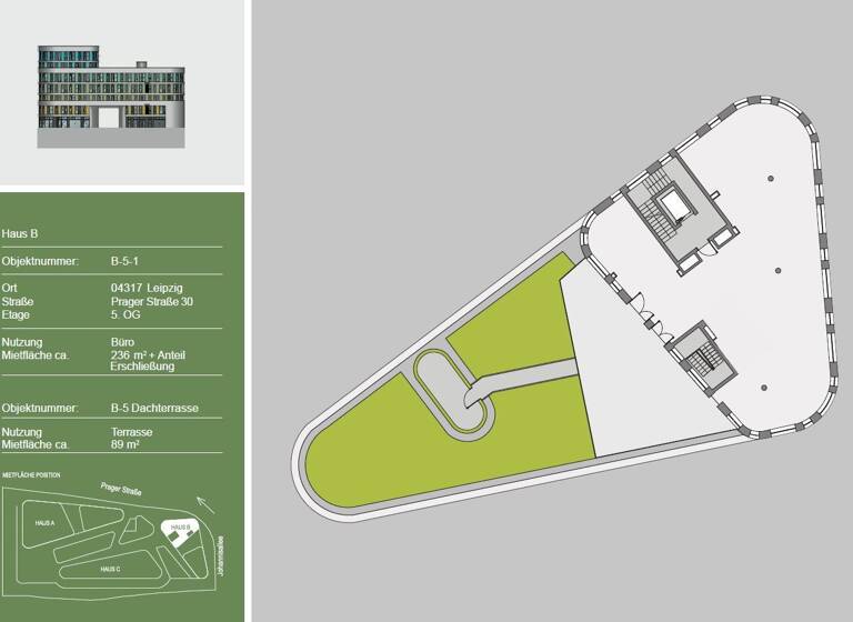 Bürofläche zur Miete - Erstbezug provisionsfrei 25 € 236 m² Bürofläche Zentrum-Südost Leipzig 04103