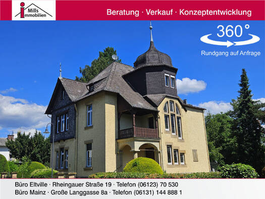 Villa zum Kauf 1.650.000 € 8 Zimmer 240 m² 1.503 m² Grundstück Eltville Eltville am Rhein 65343
