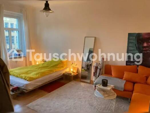Studio zur Miete Tauschwohnung 370 € 1 Zimmer 43 m² 3. Geschoss Südvorstadt Leipzig 04275