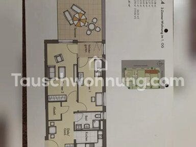 Wohnung zur Miete Tauschwohnung 790 € 2 Zimmer 65 m² 2. Geschoss St. Georgen - Nord Freiburg im Breisgau 79111