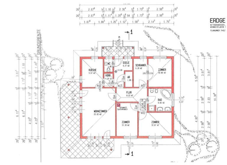 Bungalow zum Kauf 398.000 € 4 Zimmer 2.479 m² Grundstück Leitring 8435