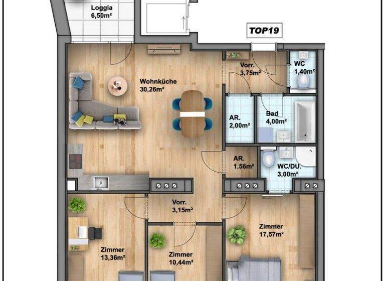 Wohnung zum Kauf - Erstbezug 598.000 € 4 Zimmer 90,2 m² Wien 1160