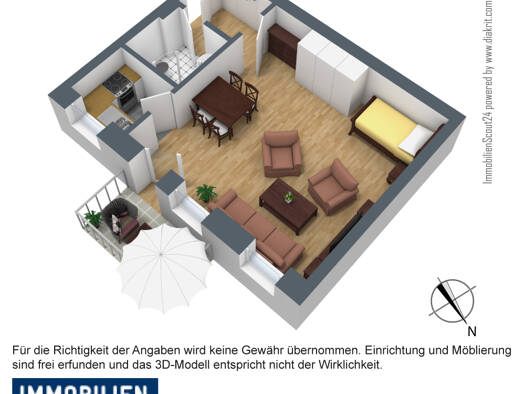 Wohnung zum Kauf 100.000 € 1 Zimmer 39 m² 1. Geschoss Bünaustraße 7 Löbtau-Süd Dresden 01159