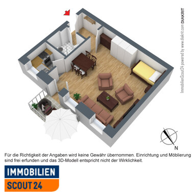 Wohnung zum Kauf 100.000 € 1 Zimmer 39 m² 1. Geschoss Bünaustraße 7 Löbtau-Süd Dresden 01159