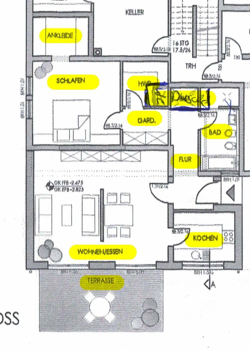 Wohnung zur Miete 1.100 € 2 Zimmer 101 m²<br/>Wohnfläche 01.12.2024<br/>Verfügbarkeit Roth Gelnhausen 63571