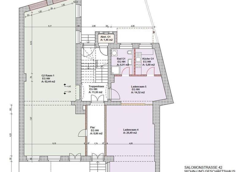 Bürogebäude zur Miete 181 m² Bürofläche teilbar ab 130 m² Salomonstraße 42 Innenstadt Görlitz 02826