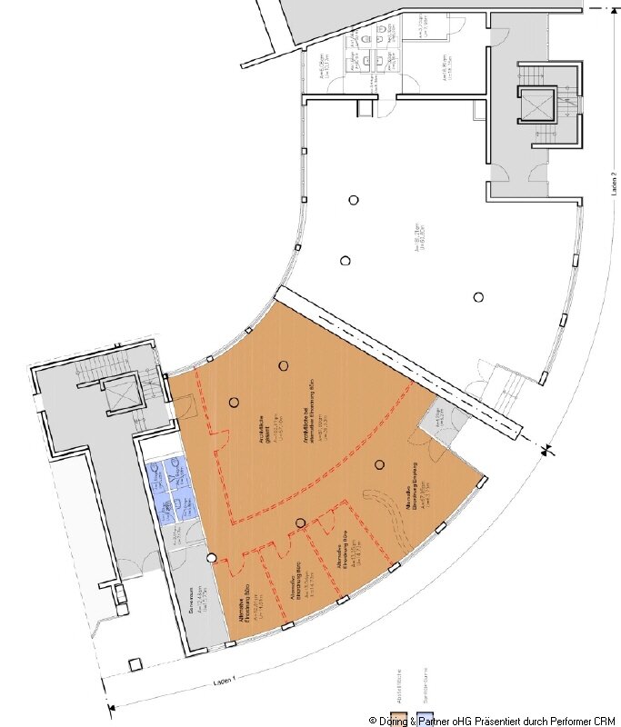 Ladenfläche zur Miete 1.400 € 231,9 m²<br/>Verkaufsfläche ab 96,4 m²<br/>Teilbarkeit Ostviertel Gera 07545