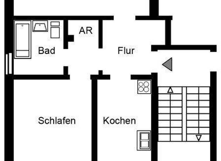 Wohnung zur Miete 549 € 2 Zimmer 61 m² 3. Geschoss frei ab 01.04.2026 Am Finkenplatz 21 Vierlinden Duisburg 47178
