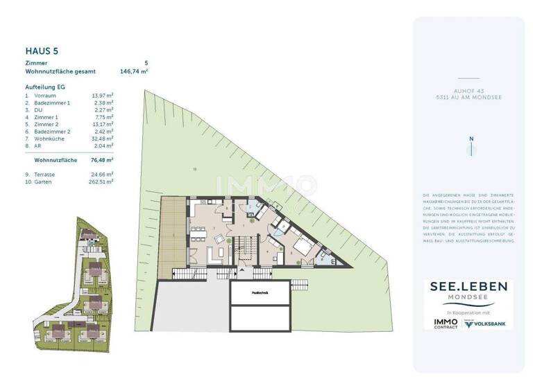 Einfamilienhaus zum Kauf - Erstbezug provisionsfrei 1.975.000 € 5 Zimmer 146,7 m² Innerschwand am Mondsee 5310