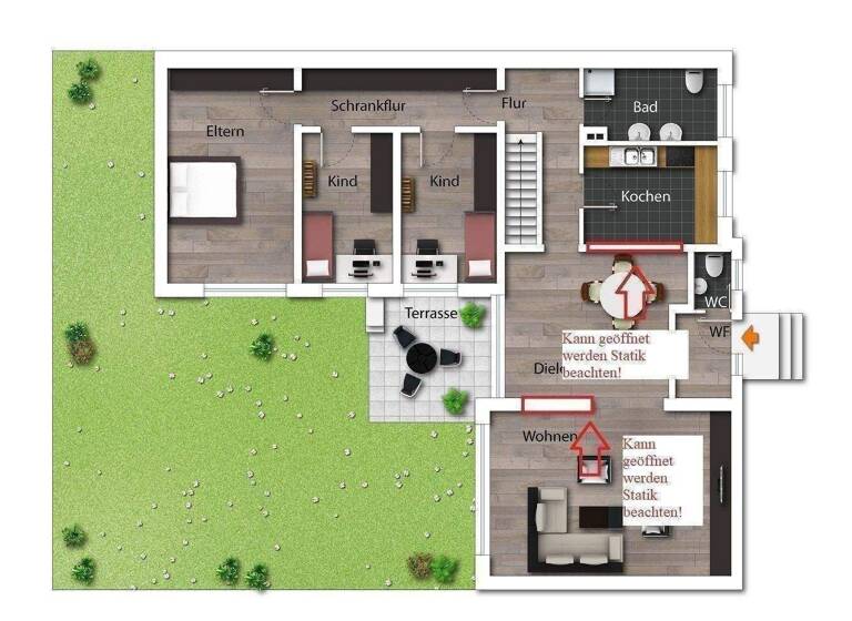 Wohnung zum Kauf 649.000 € 5 Zimmer 131 m² 2. Geschoss Delkenheim Wiesbaden 65205