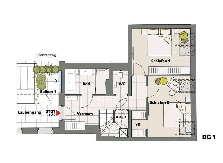 Terrassenwohnung zum Kauf - Erstbezug 1.090.000 € 3 Zimmer 112,2 m² Wien 1190