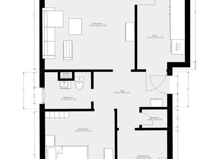 Wohnung zum Kauf provisionsfrei 229.900 € 3 Zimmer 65 m² 3. Geschoss Heidberg Braunschweig 38124