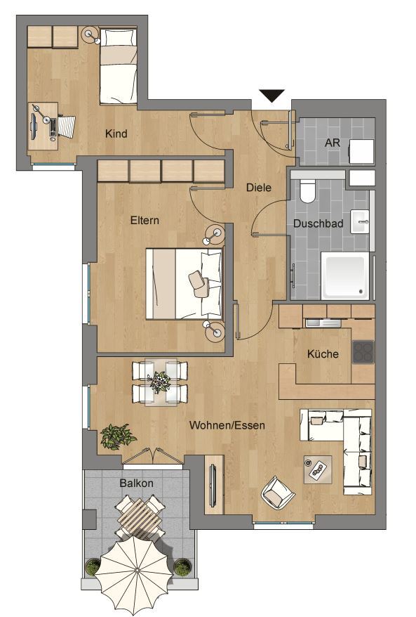 Wohnung zur Miete 800 € 3 Zimmer 75 m²<br/>Wohnfläche 2.<br/>Geschoss 01.01.2025<br/>Verfügbarkeit Magdalenenhäuser Weg 20B Silhöfer Aue Wetzlar 35578