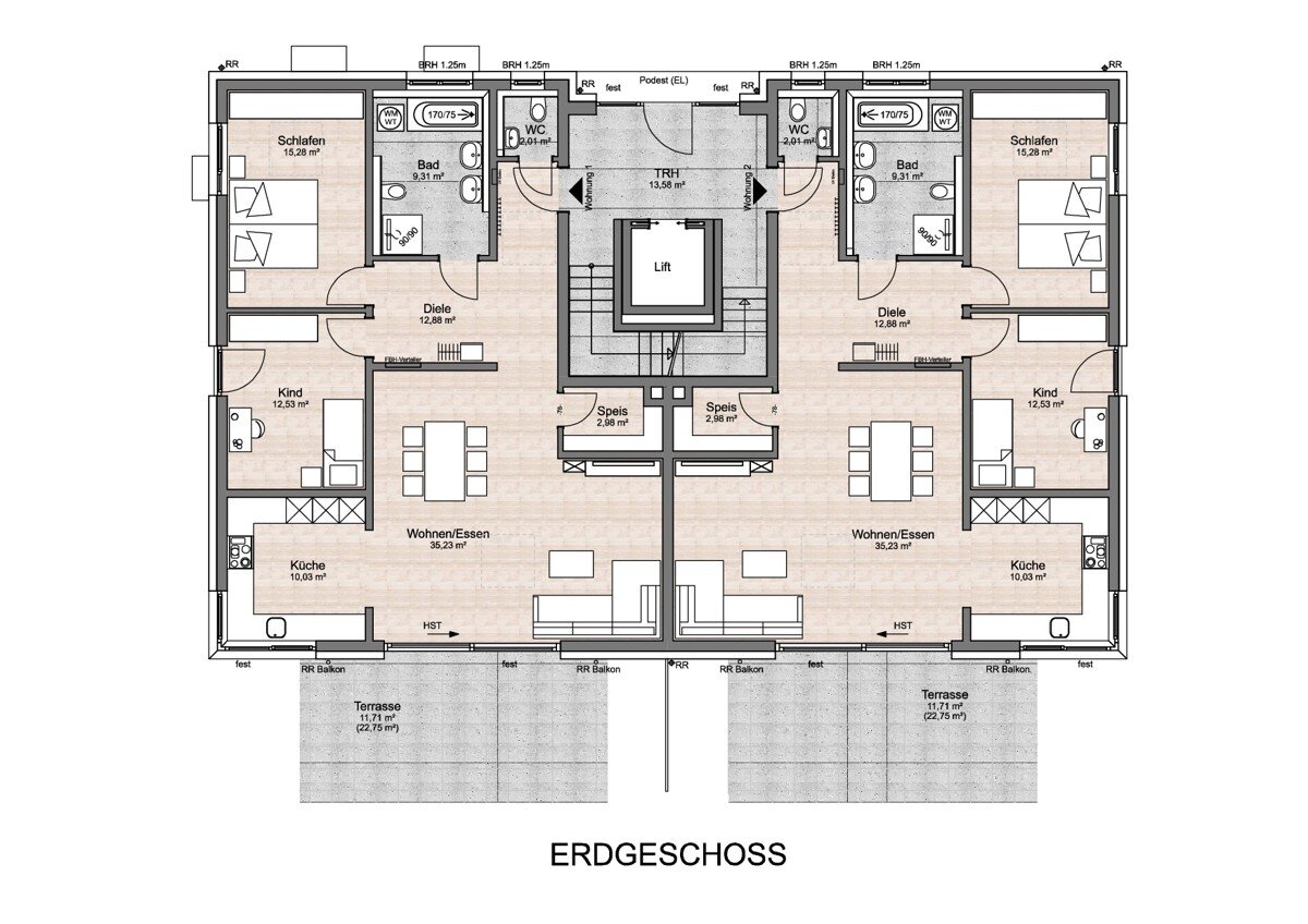 Wohnung zum Kauf 572.877 € 3 Zimmer 108,1 m²<br/>Wohnfläche 1.<br/>Geschoss Am Eichelberg 100 Königsallee / Eichelberg Bayreuth 95448