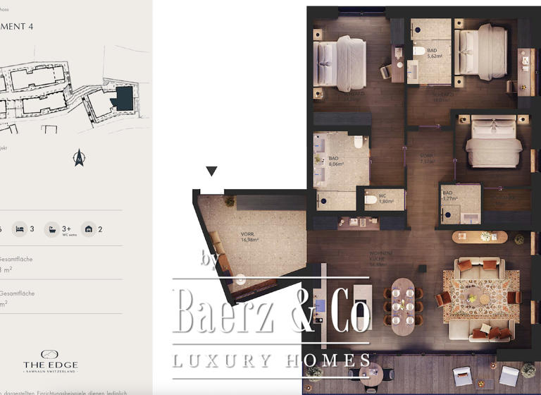 Wohnung zum Kauf 2.237.264 CHF 157 m² samnaun