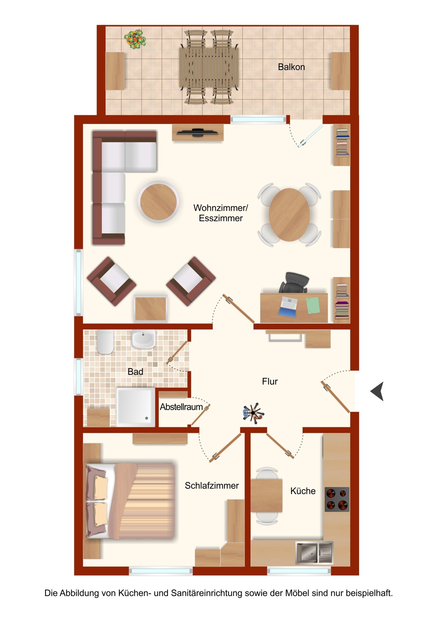 Wohnung zum Kauf 255.000 € 2 Zimmer 57 m²<br/>Wohnfläche EG<br/>Geschoss Grömitz Grömitz 23743