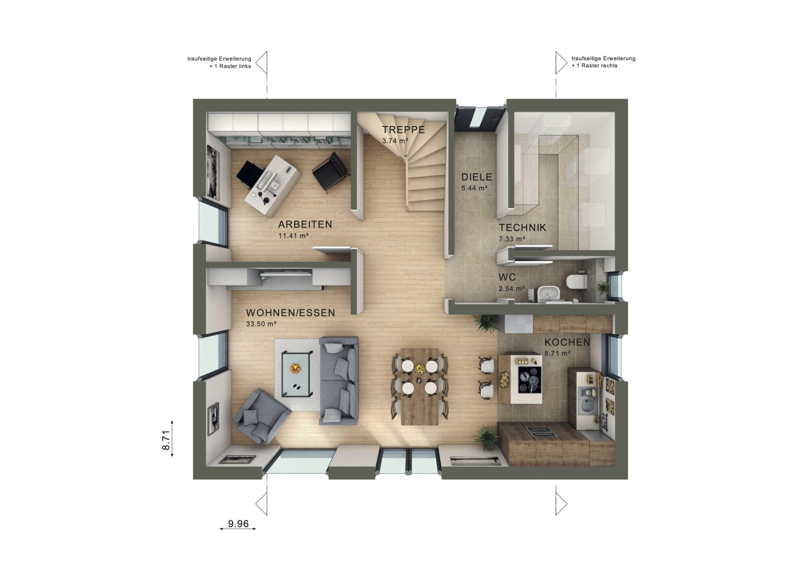 Einfamilienhaus zum Kauf 456.000 € 6 Zimmer 143 m²<br/>Wohnfläche 670 m²<br/>Grundstück Thannhausen Thannhausen 86470