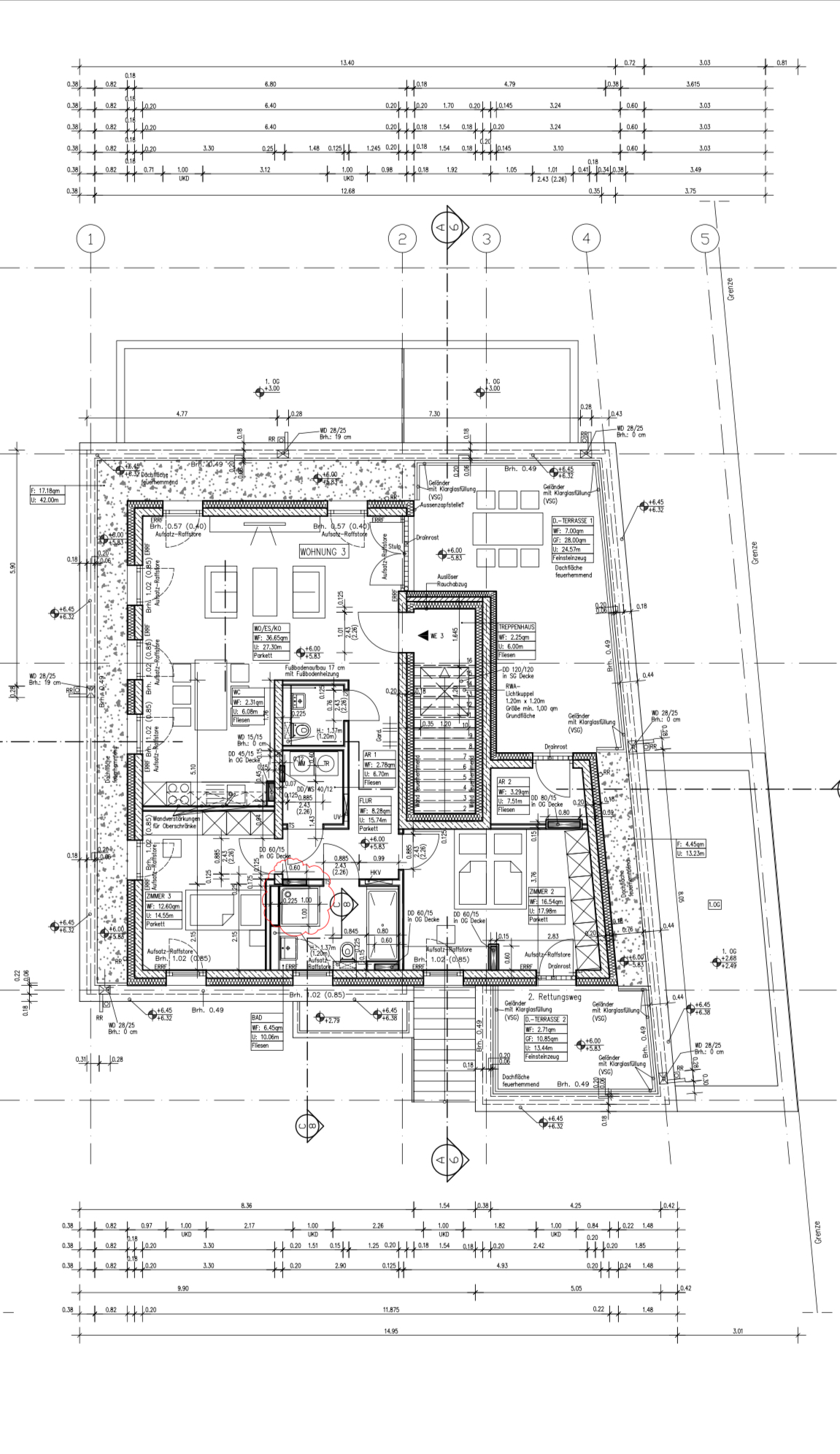 Wohnung zur Miete 1.855 € 3 Zimmer 106 m²<br/>Wohnfläche Am Zehnthof 4 Sürth Köln 50999