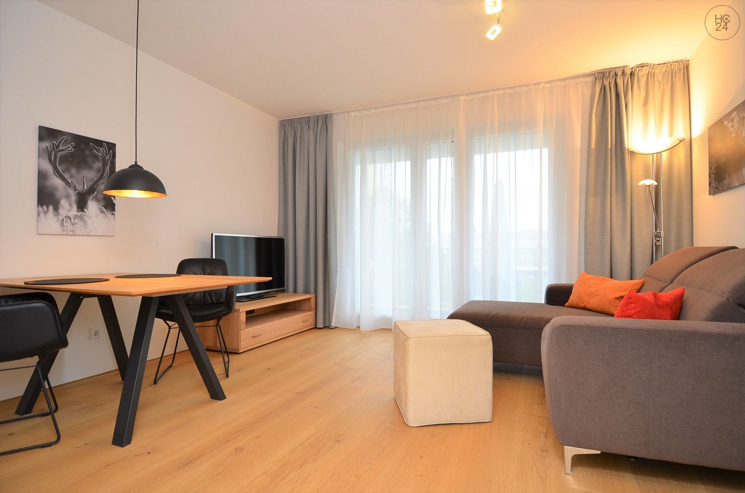 Wohnung zur Miete Wohnen auf Zeit 1.390 € 2 Zimmer 48,5 m²<br/>Wohnfläche ab sofort<br/>Verfügbarkeit Neusäß Neusäß 86356