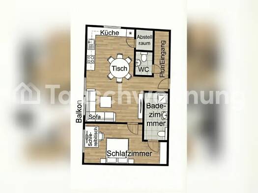 Wohnung zur Miete Tauschwohnung 1.117 € 2 Zimmer 70 m² 1. Geschoss Flingern Süd Stadtbezirk 2 40233