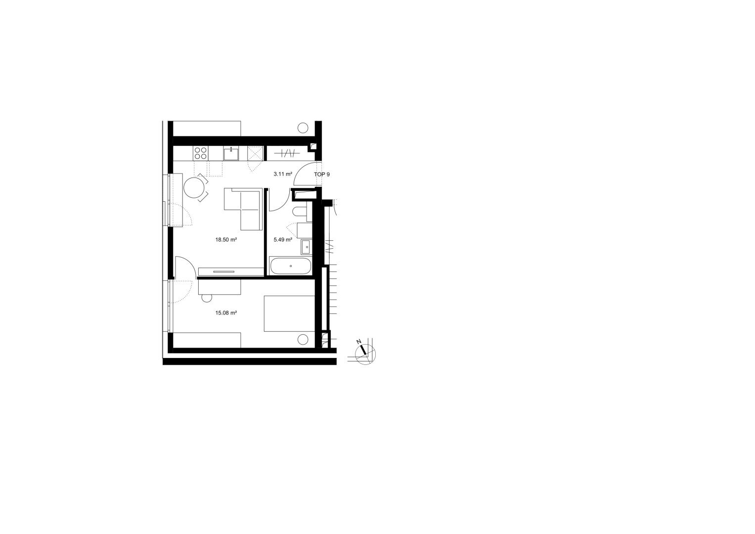 Wohnung zum Kauf provisionsfrei 219.200 € 2 Zimmer 42,1 m²<br/>Wohnfläche Wien 1230