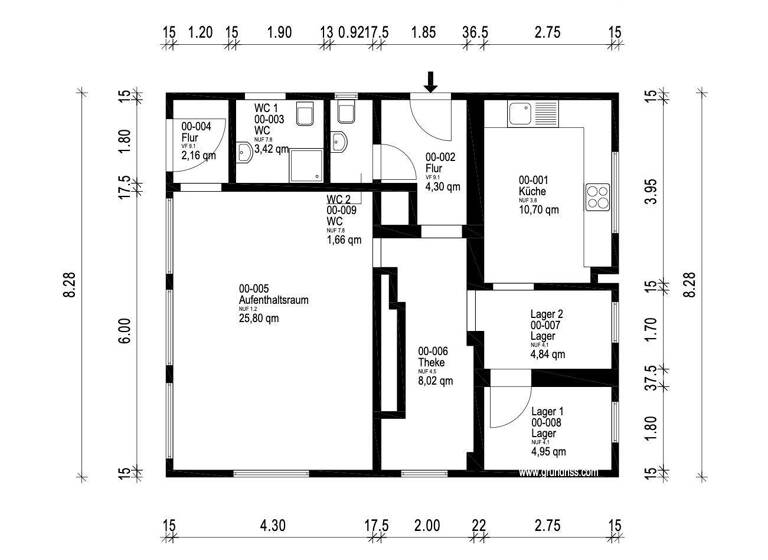 Restaurant zum Kauf provisionsfrei 89.000 € 25,8 m² Gastrofläche 389 m² Grundstück Zehdenicker Straße 1 a Fürstenberg/Havel 16798